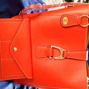 NEW Dooney & Burke hand bag, key chain, and wristlet